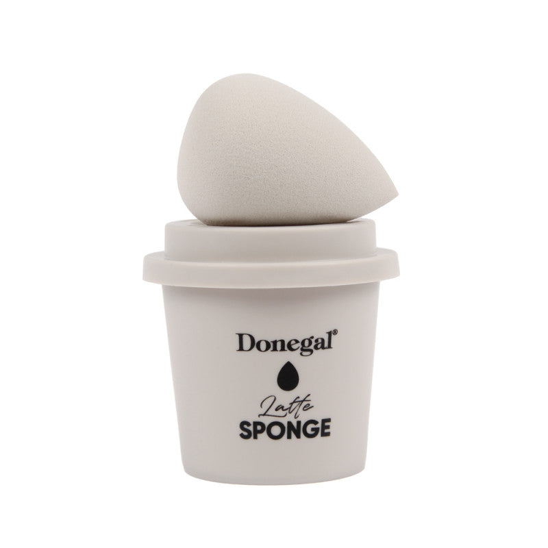 Donegal Latte Sponge - Gąbeczka Do Makijażu W Zestawie Z Etui