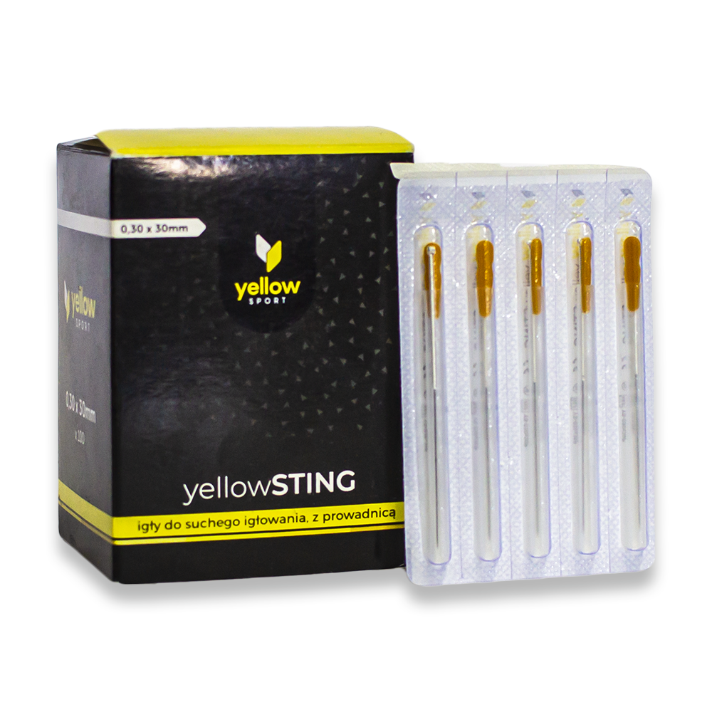 yellowSTING Igły Do Suchego Igłowania z Prowadnicą 0,30 x 30mm