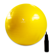 yellowGYM Ball Piłka Rehabilitacyjna 75cm Żółta