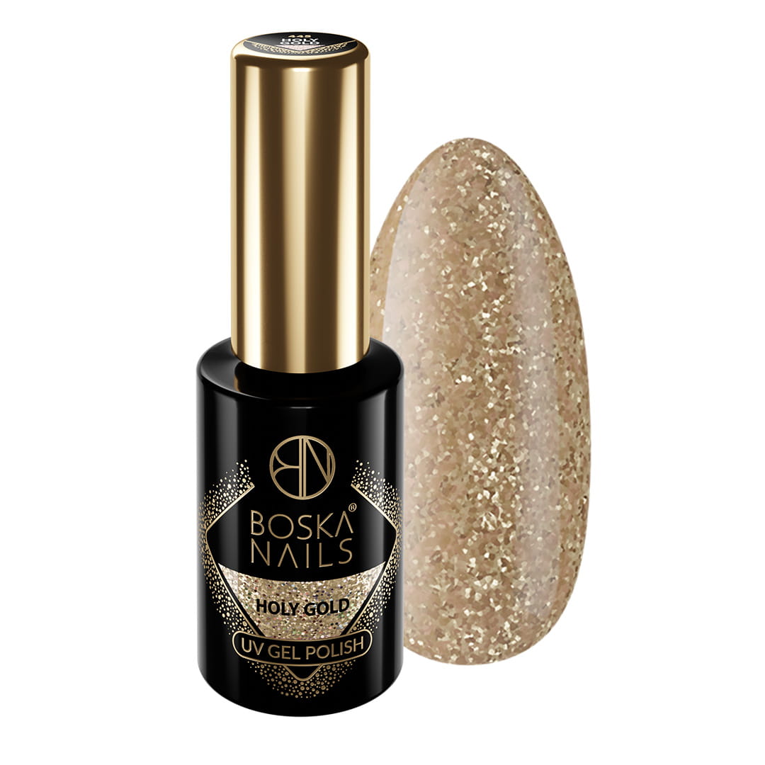 Boska Nails Lakier Hybrydowy Special Time Holy Gold No 445 6ml
