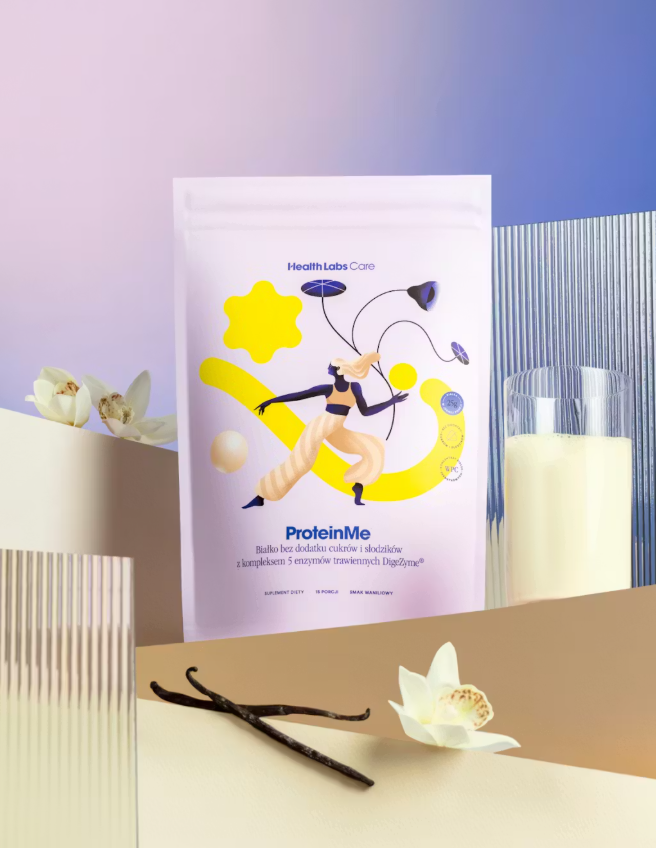 Health Labs Care Protein Me Wanilia Białko WPC Proszek 472,5 G