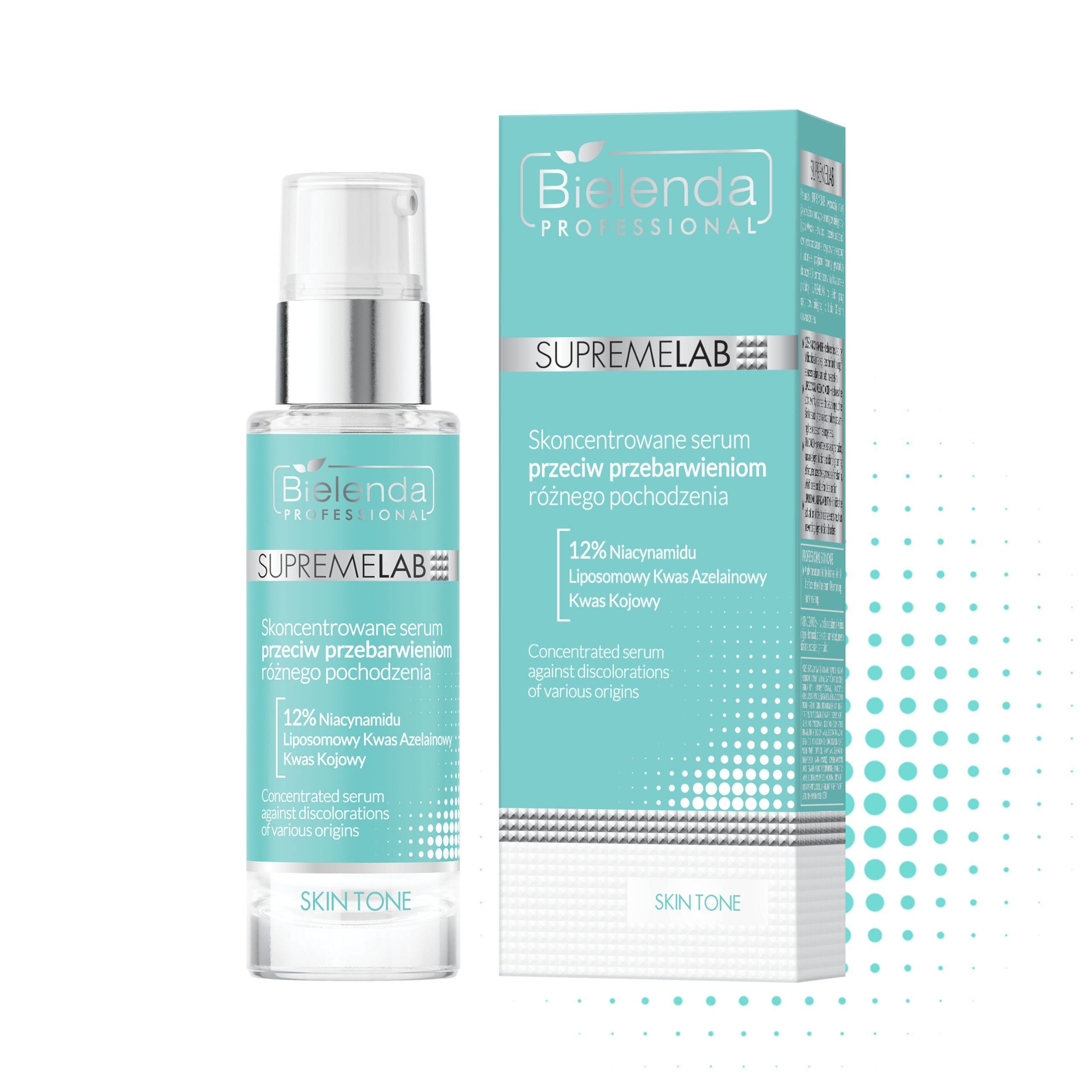Bielenda Skin Tone Skoncentrowane Serum Przeciw Przebarwieniom Różnego Pochodzenia 30ml