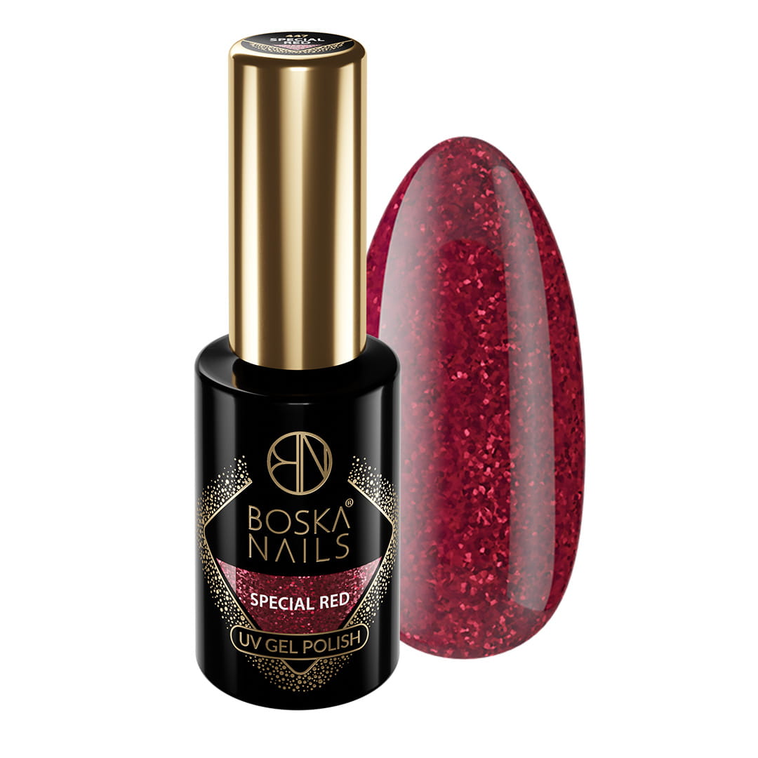 Boska Nails Lakier Hybrydowy Special Time Special Red No 447 6ml
