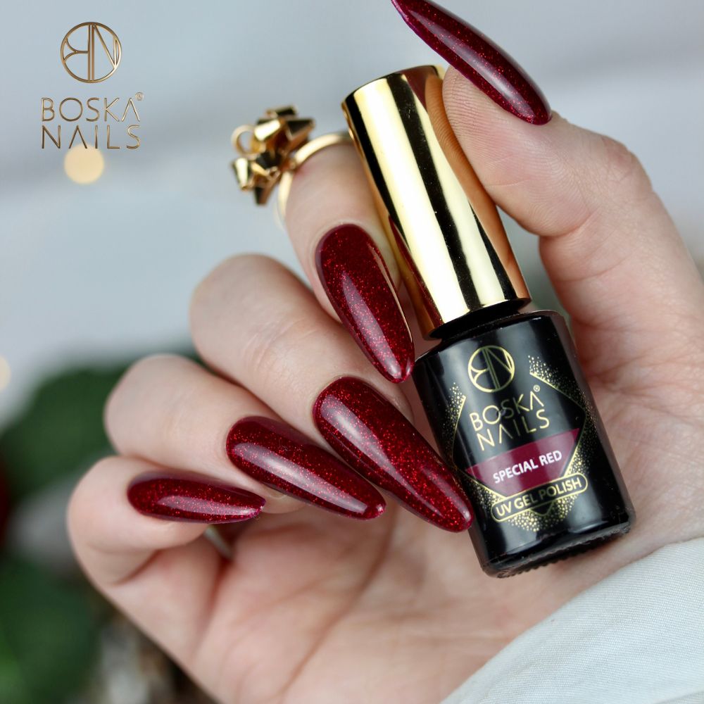 Boska Nails Lakier Hybrydowy Special Time Special Red No 447 6ml