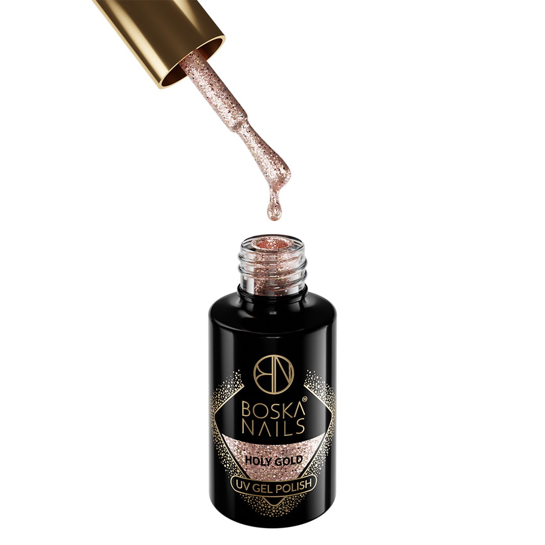 Boska Nails Lakier Hybrydowy Special Time Holy Gold No 445 6ml