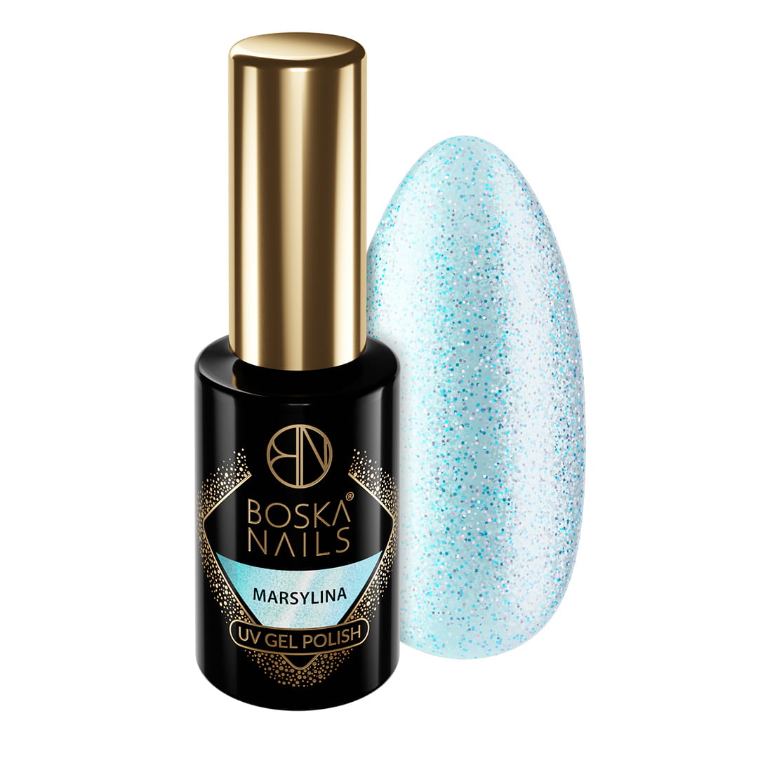 Boska Nails Lakier Hybrydowy Cosmic Glow Marsylina No 490 6ml