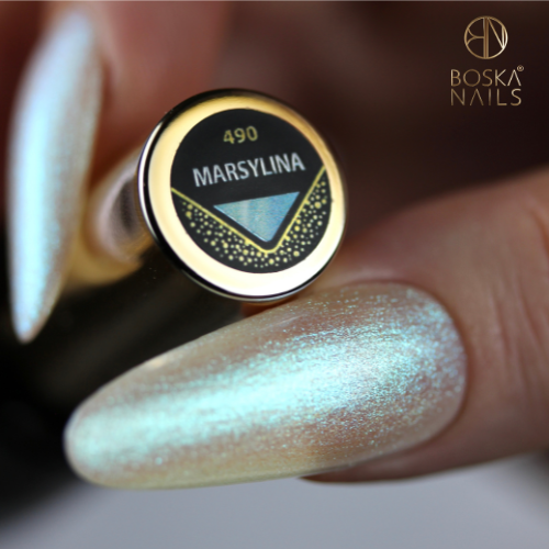 Boska Nails Lakier Hybrydowy Cosmic Glow Marsylina No 490 6ml