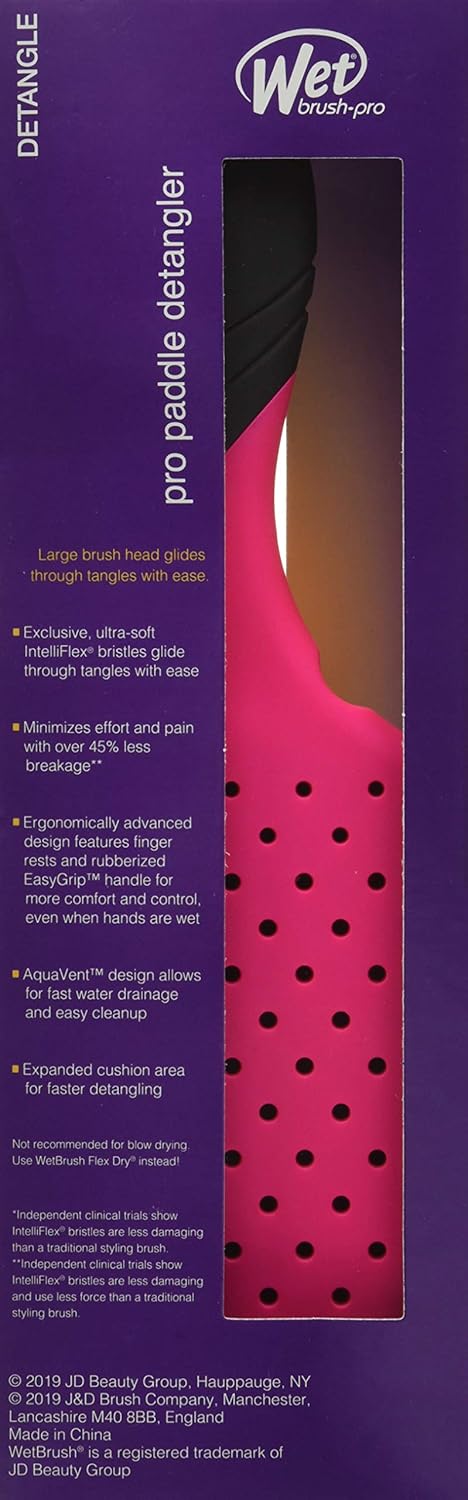 Wet Brush Pro Paddle Detangler Pink Szczotka Do Włosów Różowa