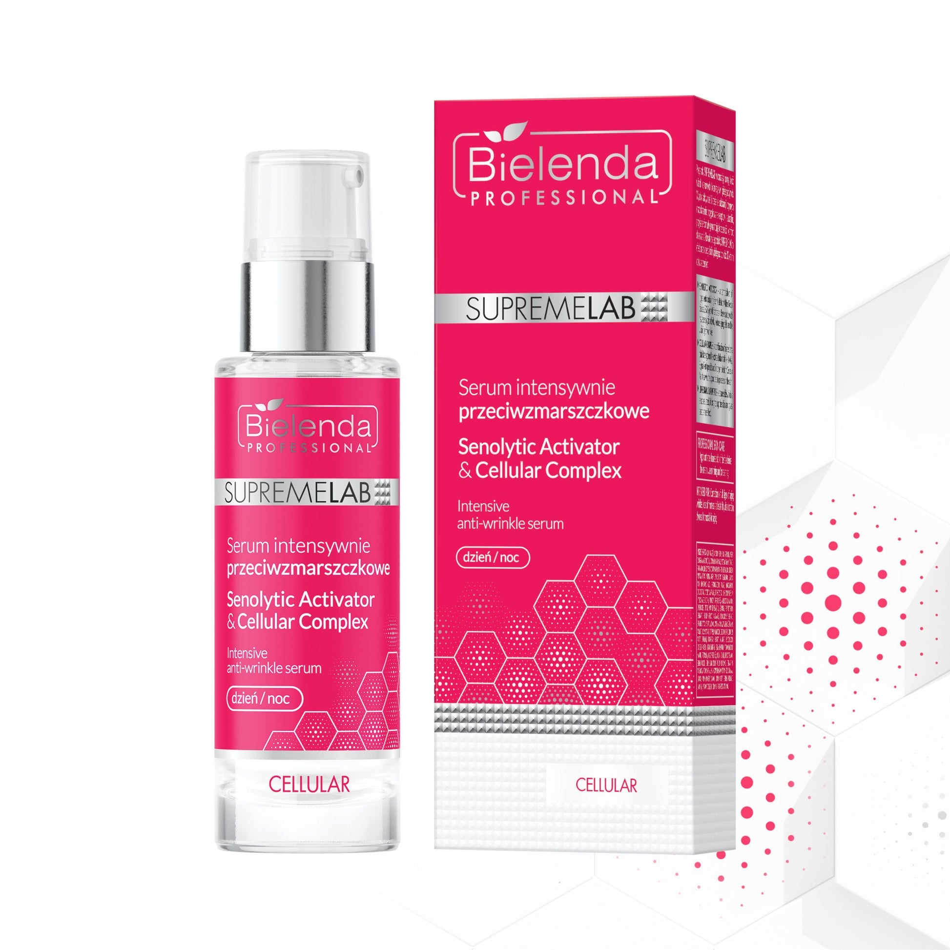 Bielenda Cellular Serum Intensywnie Przeciwzmarszczkowe Senolytic Activator & Cellular Complex 30ml