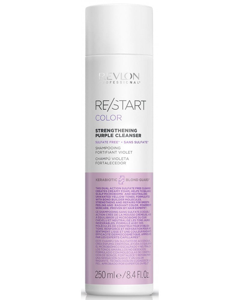 Revlon Revlon Professional Restart Color Wzmacniający Szampon Do Włosów Blond 250ml
