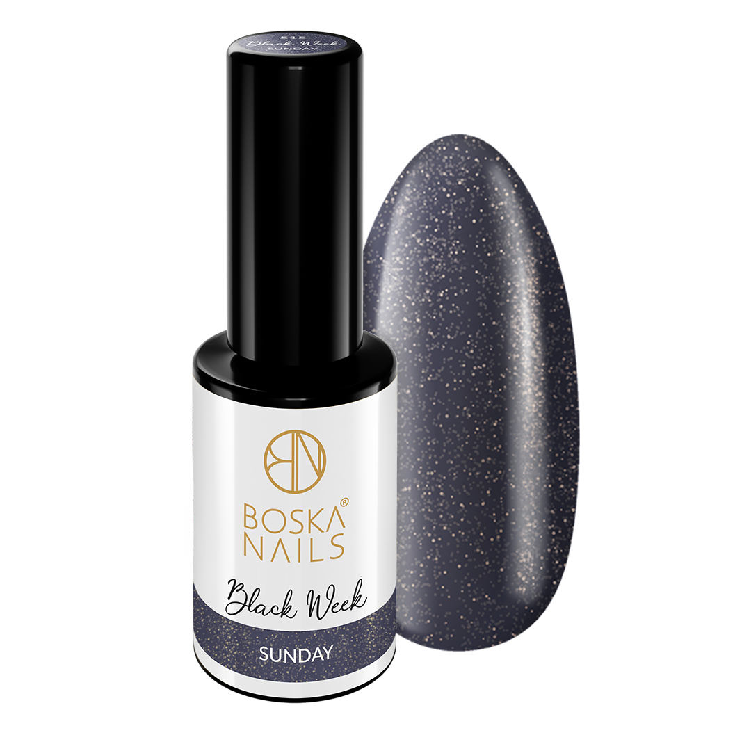 Boska Nails Lakier Hybrydowy Black Week Sunday No 515 6ml