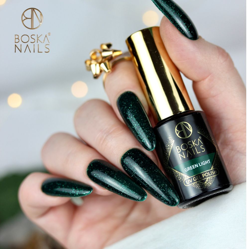 Boska Nails Lakier Hybrydowy Special Time Green Light No 446 6ml