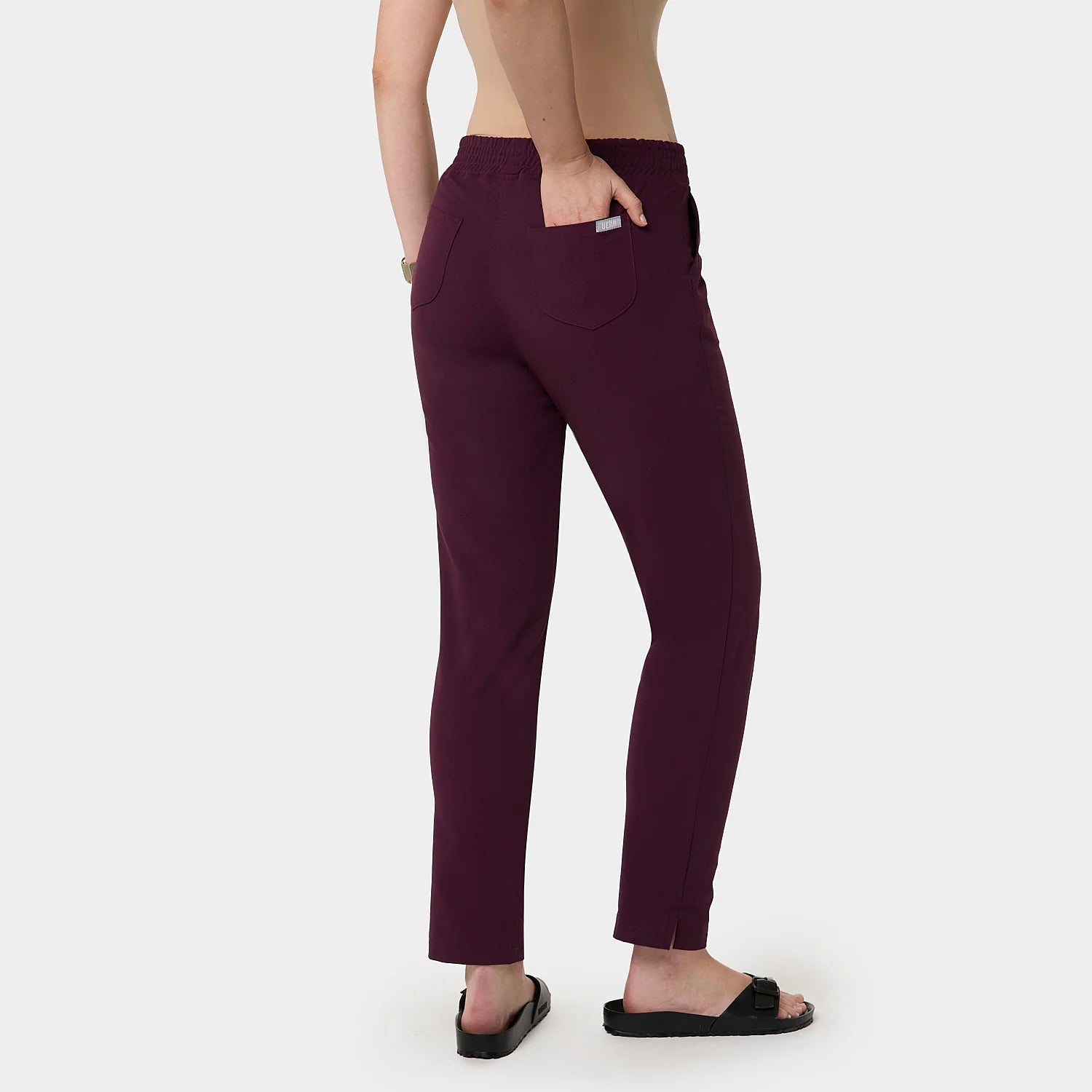 Vena Spodnie Medyczne Damskie - Burgundy