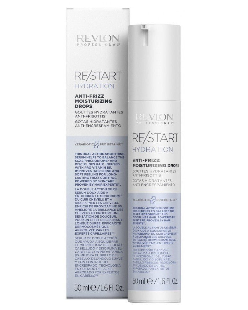 Revlon Restart Hydration Nawilżające Krople Przeciw Puszeniu Się Włosów 50ml