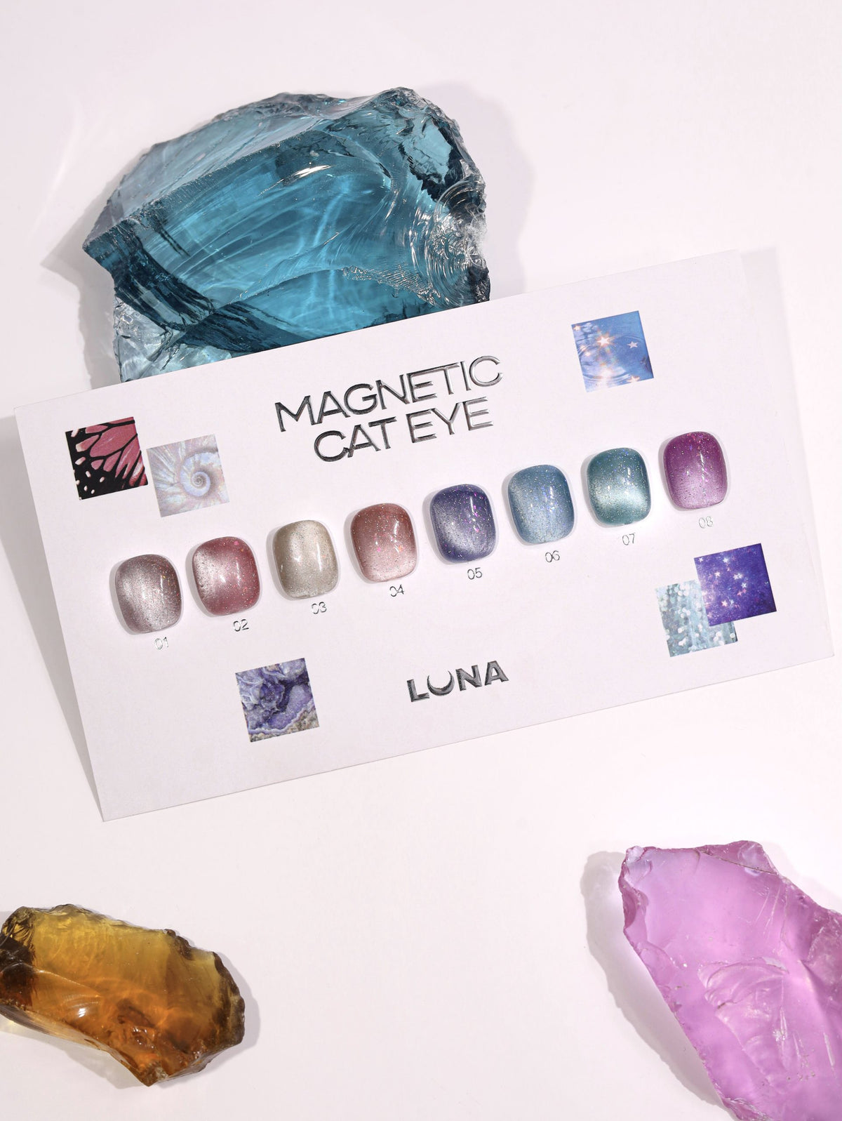 Lunamoon Lakier hybrydowy Magnetic Cat Eye 5 8 ml