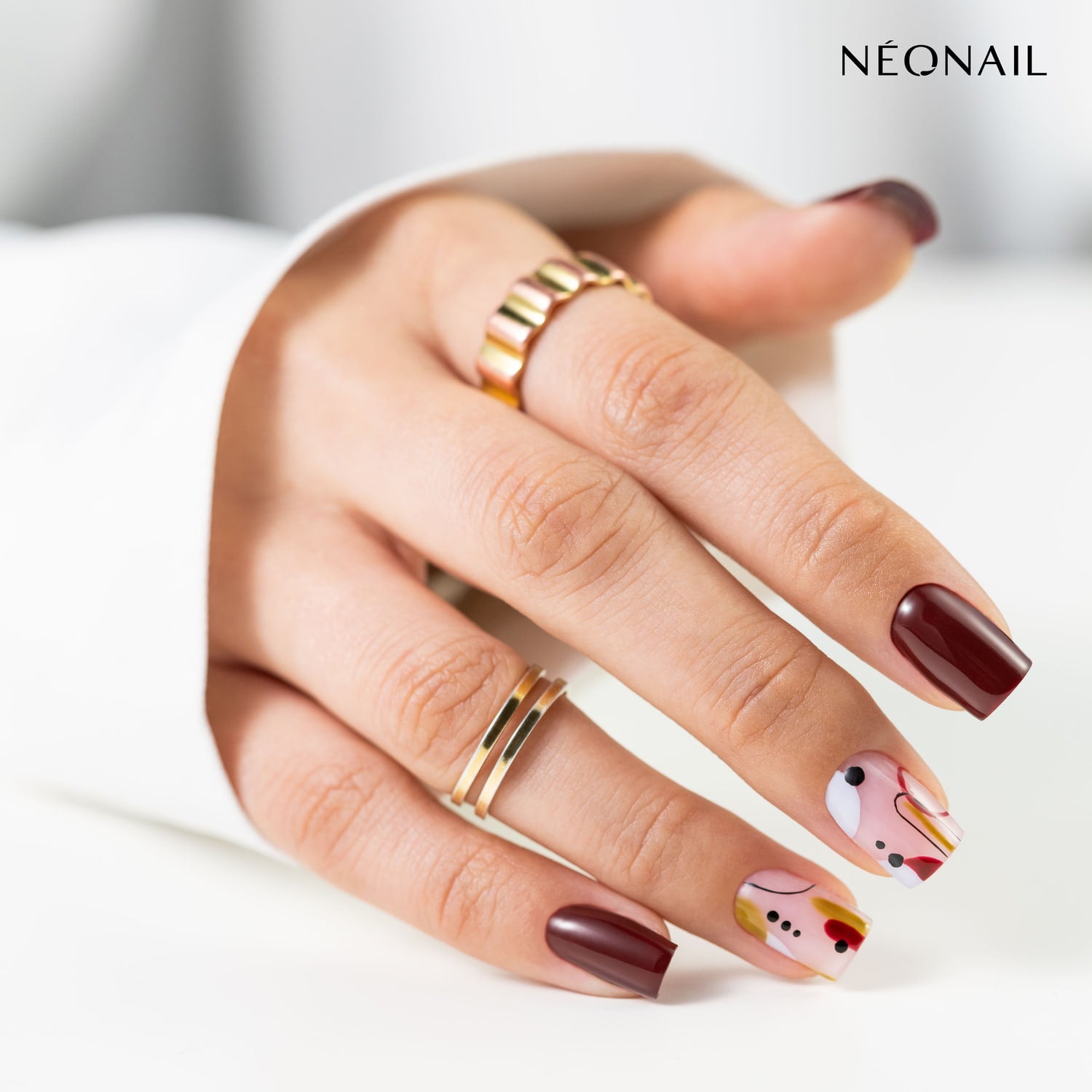NeoNail Formy Duo Acrylgel - 02 Kwadrat