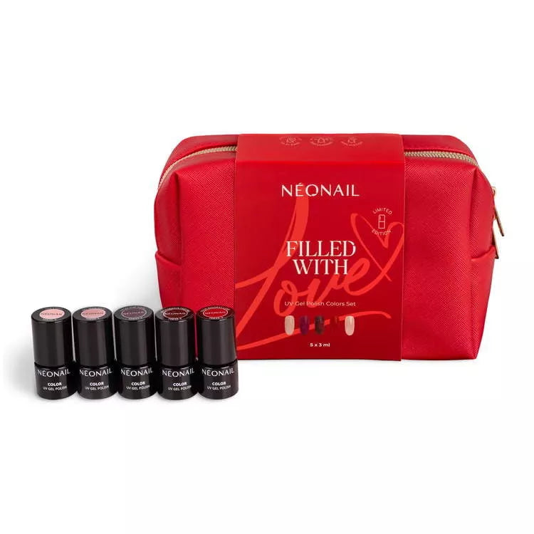 NeoNail Zestaw 5 Kolorów 3 Ml W Kosmetyczce