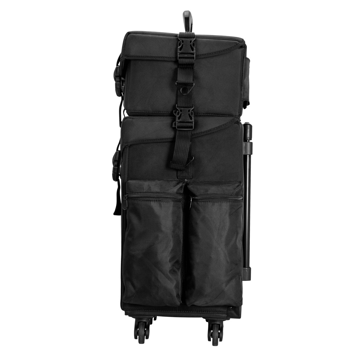 Luxury Makeup Bag Kufer Wizażysty Duży - Walizka Wizażysty Luxury 2w1 Czarna