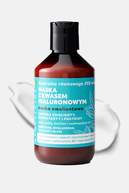 Bioelixire 1 Essential Arganowa Maska Nawilżająca Z Kwasem Hialuronowym (Niebieska)  300ml