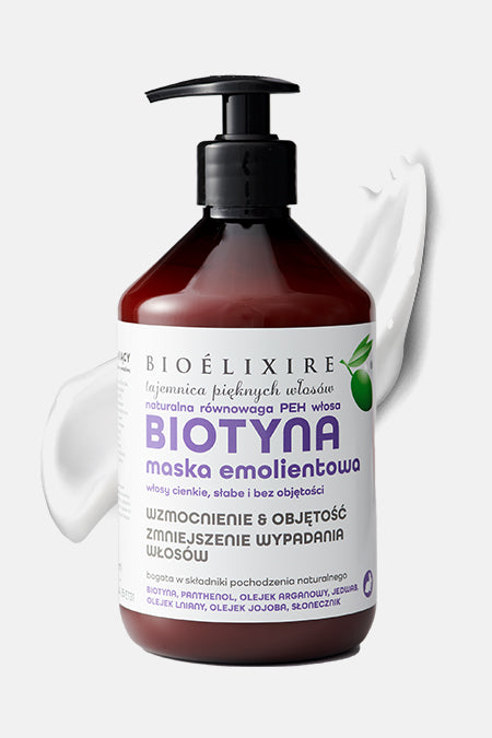 Bioelixire Essential Maska Wzmacniająca Z Biotyną 500 Ml
