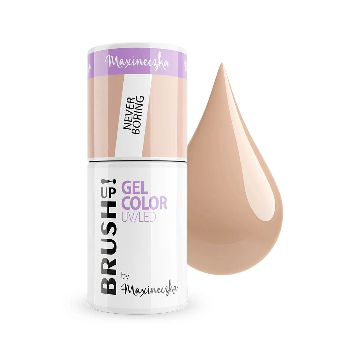Brushup! By Maxineczka Lakier Hybrydowy Do Paznokci Color Gel UV LED Never Boring 5g