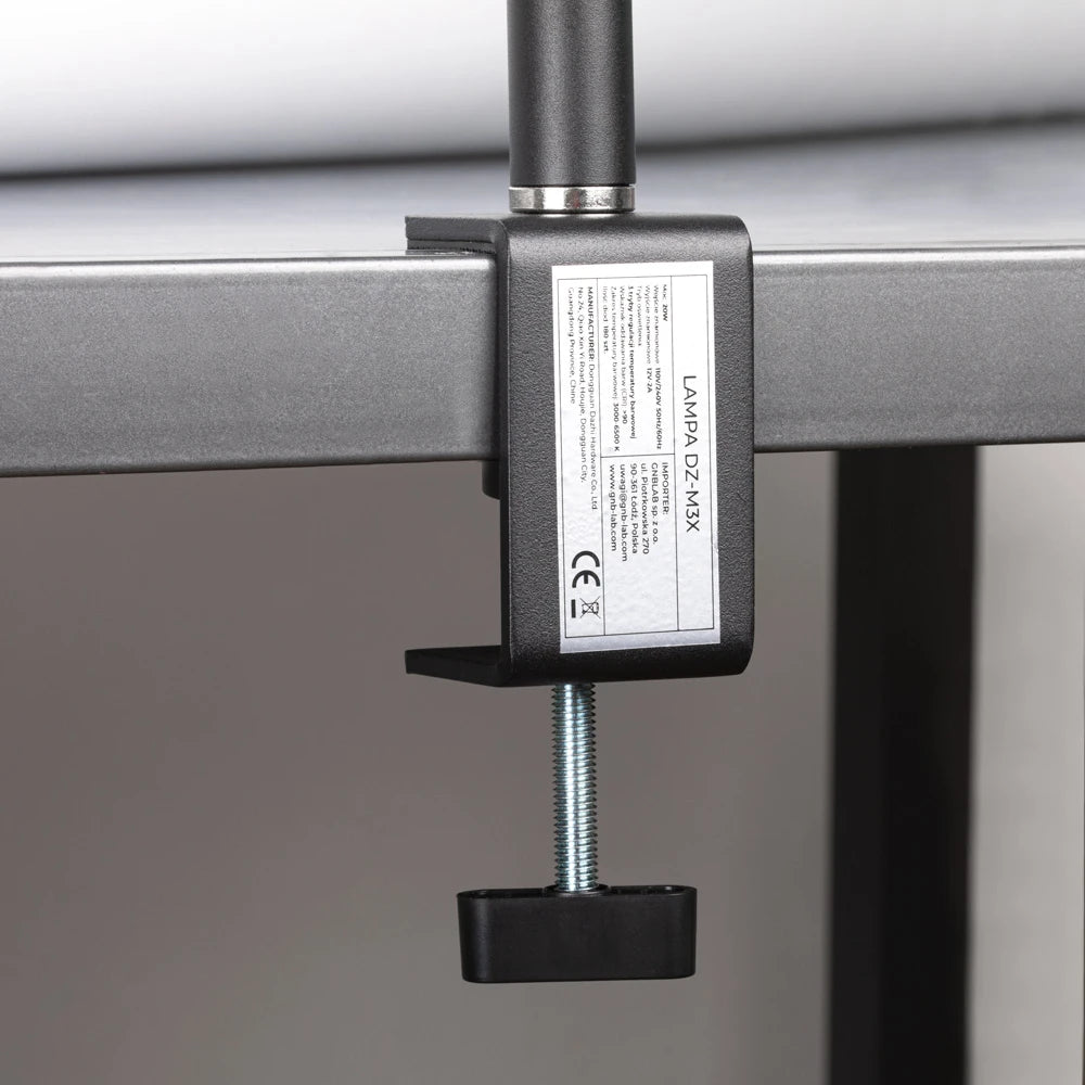 Lampa Kosmetyczna LED Łuk 20W Biurkowa Bezcieniowa Czarna DZ-M3X
