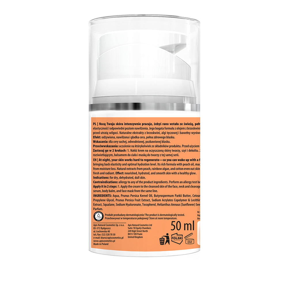 Apis Peachy Skin Odżywczy Krem Na Noc / 50 Ml