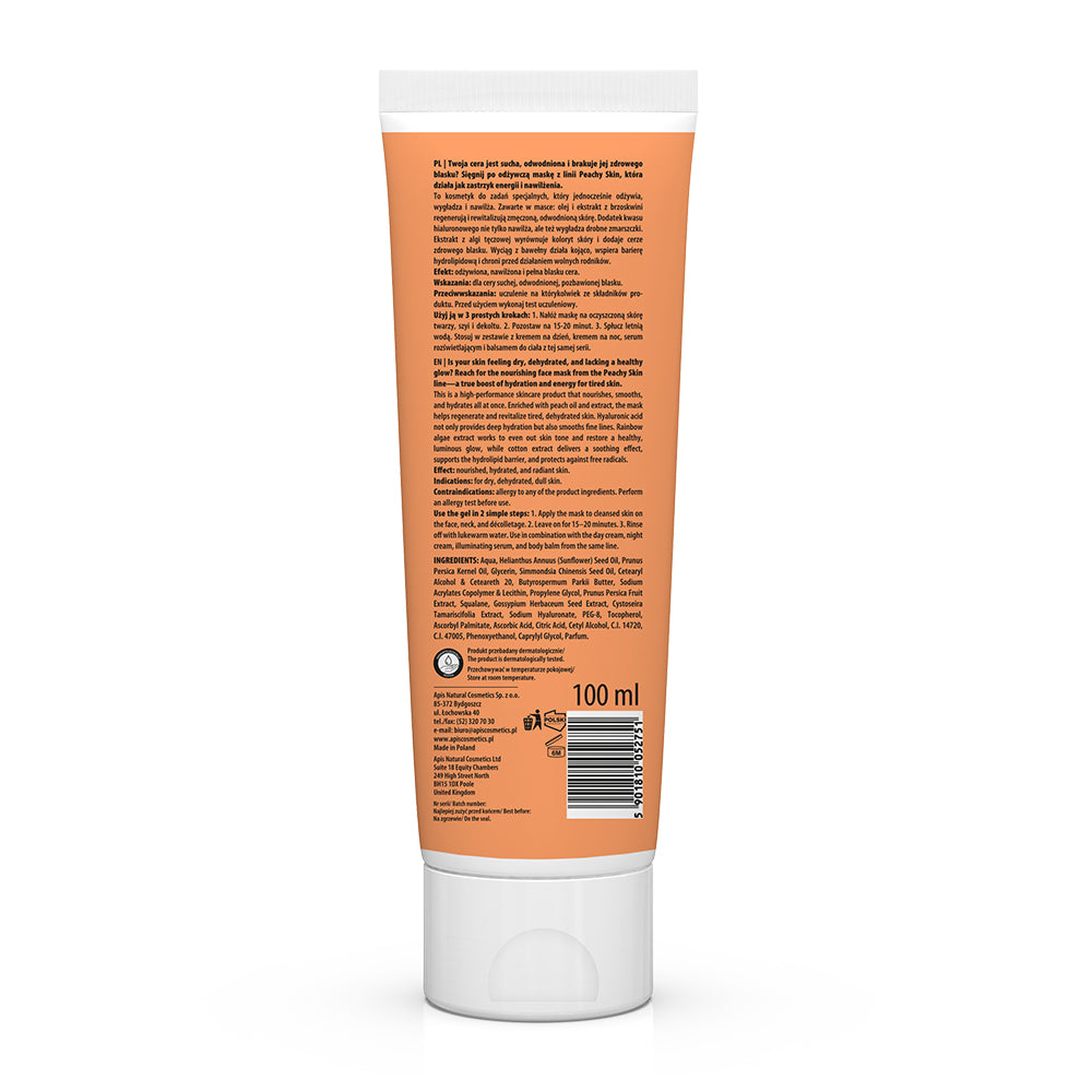 Apis Peachy Skin Odżywcza Maska Do Twarzy / 100 Ml