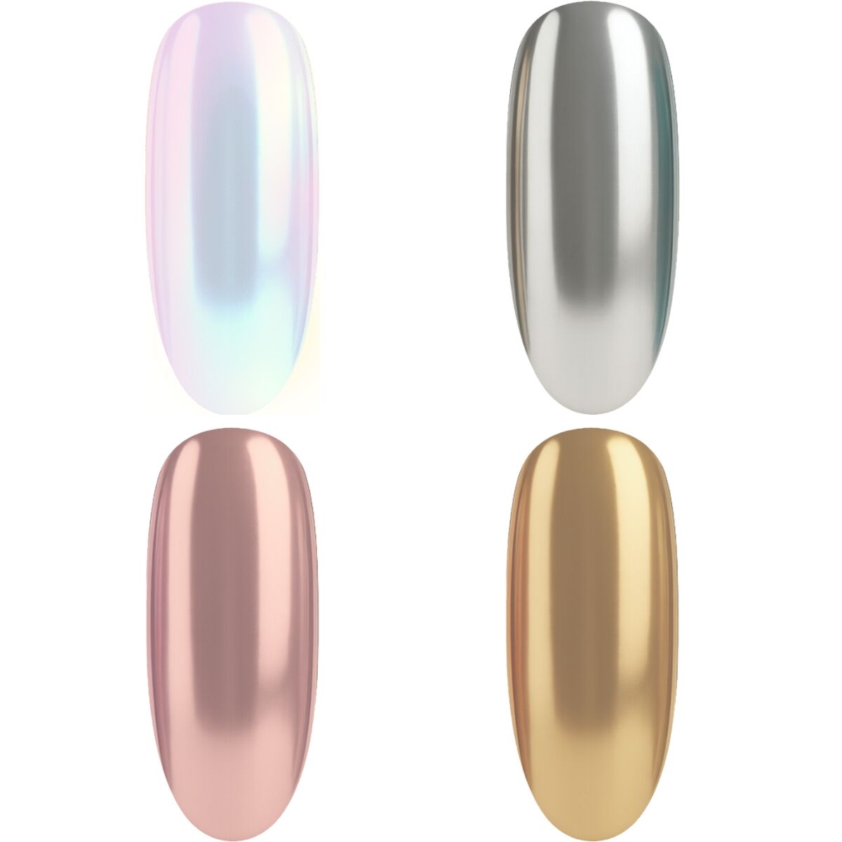 Semilac Zestaw Chrome Nails Set