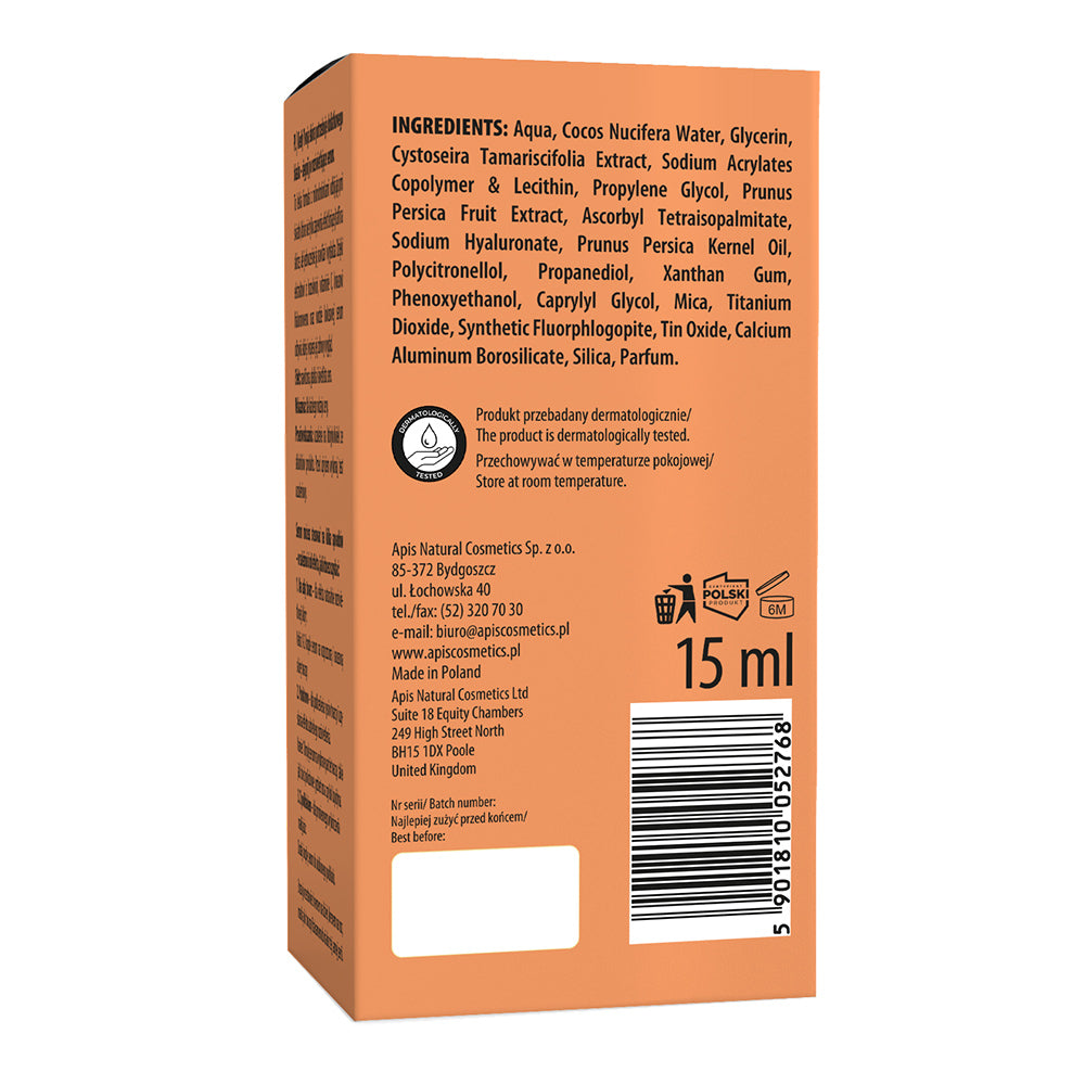 Apis Peachy Skin Iluminating Serum Rozświetlające / 15 Ml
