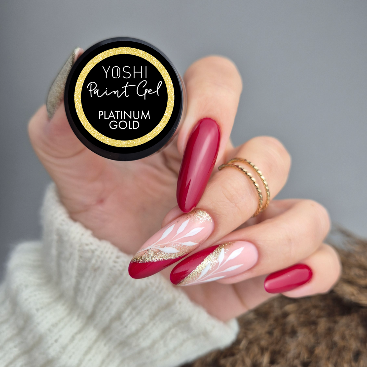 Yoshi Paint Gel UV LED Platinum Gold 5ml
