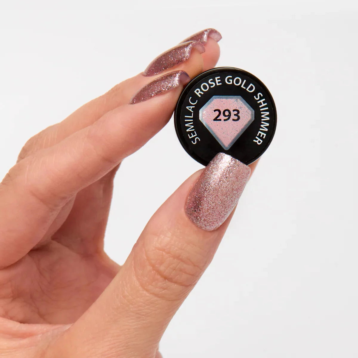 Semilac Lakier Hybrydowy 293 Rose Gold Shimmer 7ml