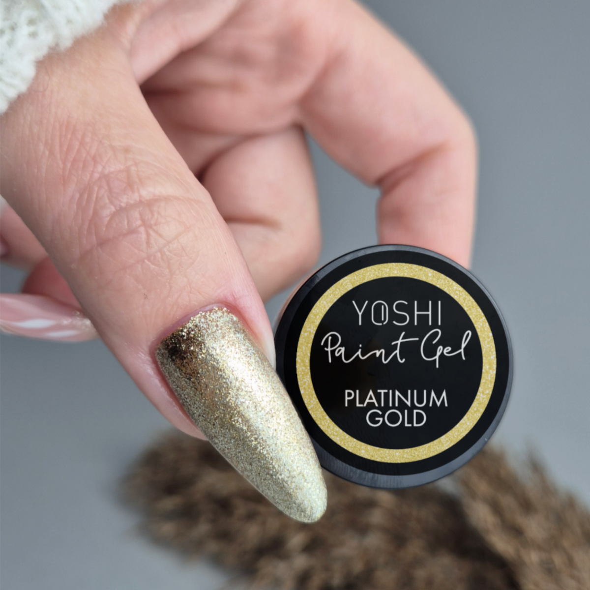 Yoshi Paint Gel UV LED Platinum Gold 5ml