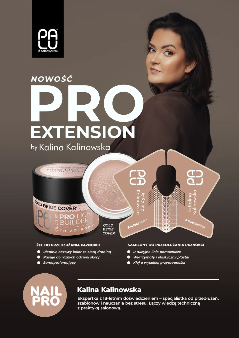 Palu Żel Budujący Pro Light Builder Gold Beige Cover 45g