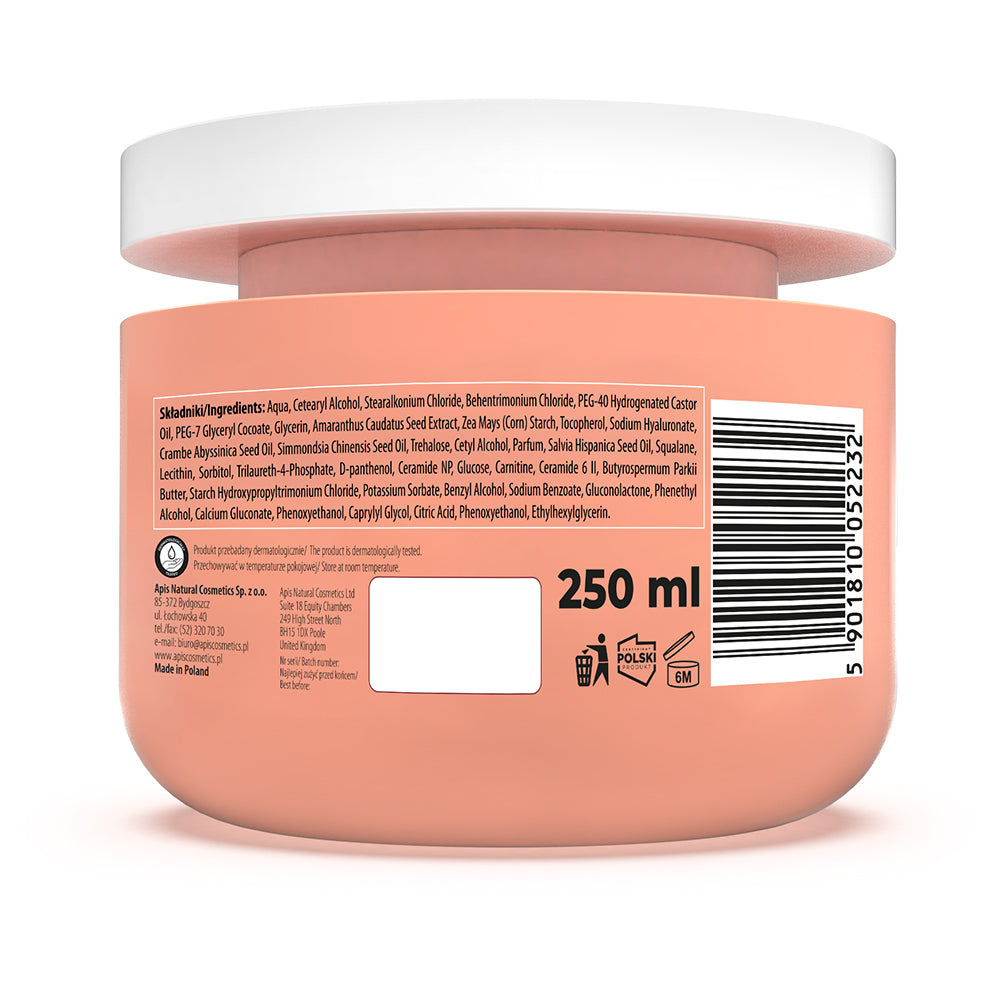 Apis Pick'n'mix Silnie Odbudowująca Maska Ceramidowa Do Włosów / 250 Ml