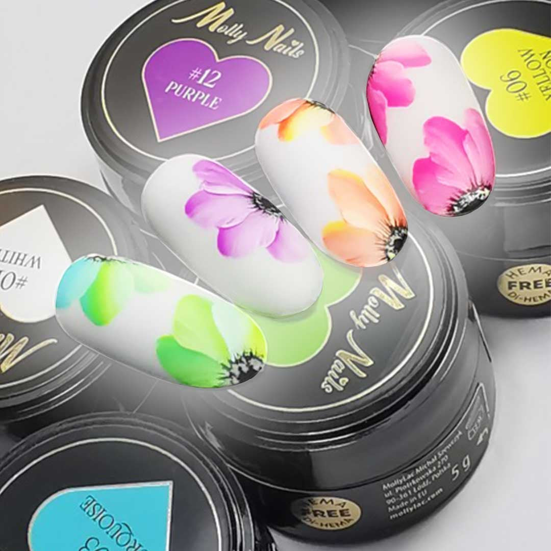 Molly Nails Pasta Do Zdobień Proart Paste Black Hema/Di-Hema Free 5g Nr 13