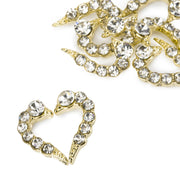 Molly Nails Ozdoby Do Paznokci Serce 3D White Diamond 10 Szt.
