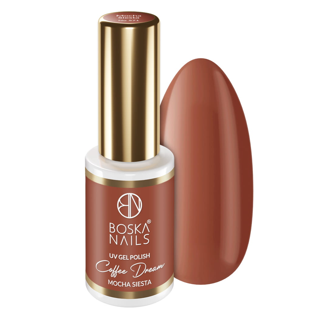 Boska Nails Lakier Hybrydowy Coffee Dream Mocha Siesta No 571 6ml