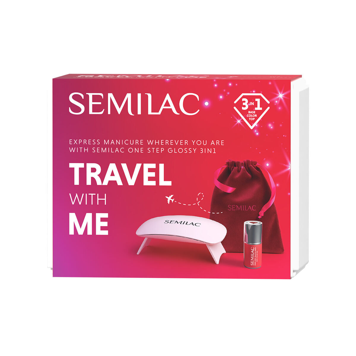 Semilac Zestaw Travel With Me Set