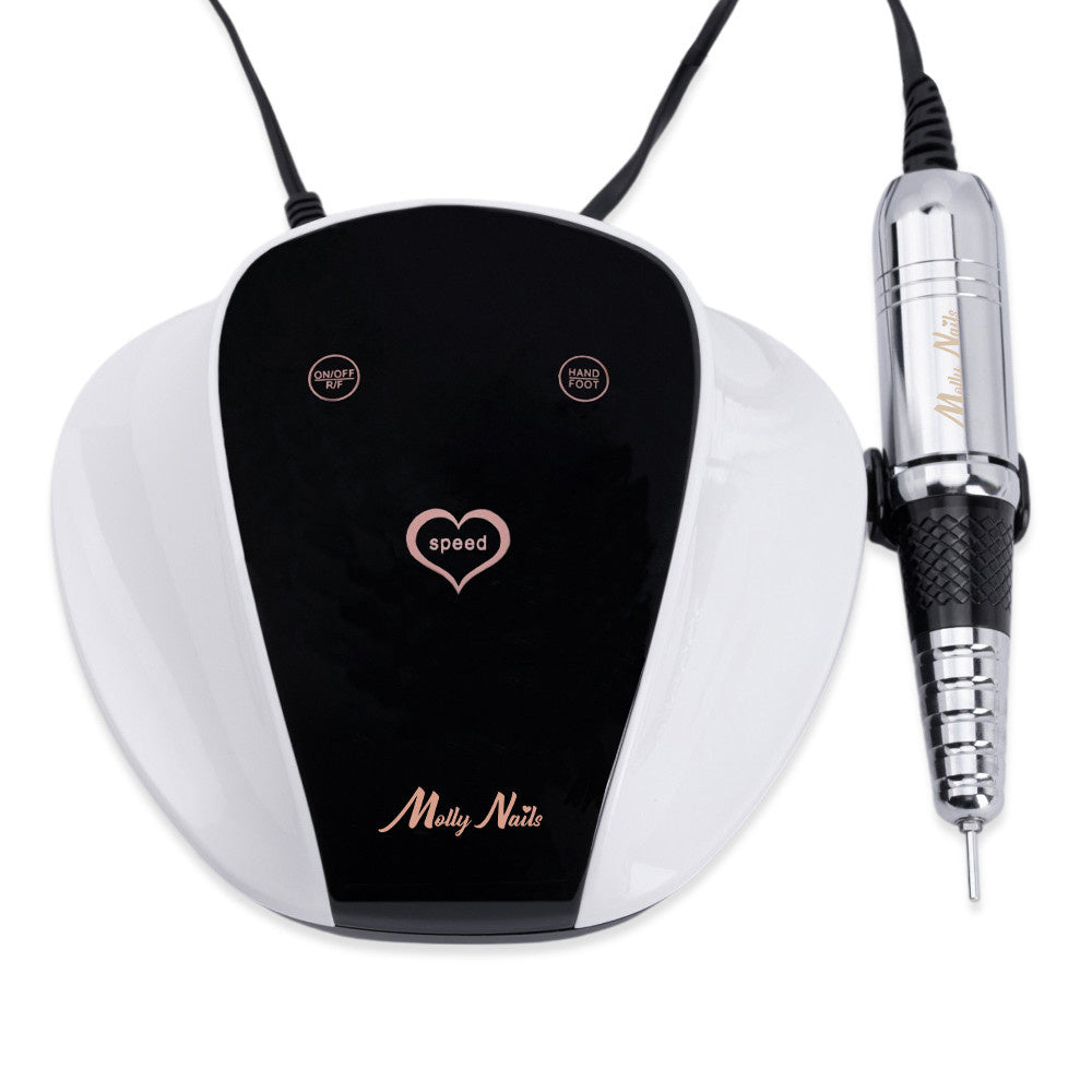 Molly Nails Frezarka Do Paznokci 68W Do Manicure Pedicure Biała M18 45 000 Obrotów