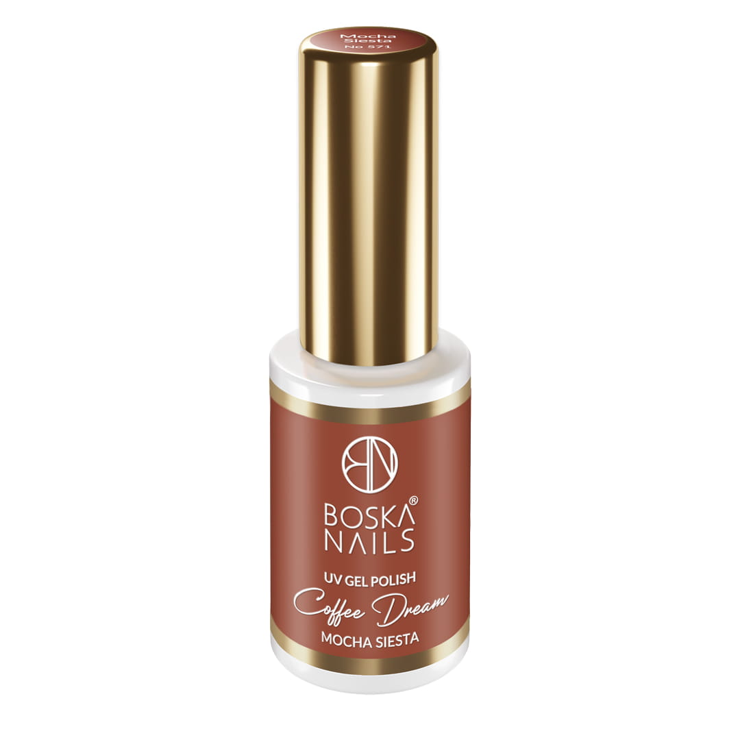 Boska Nails Lakier Hybrydowy Coffee Dream Mocha Siesta No 571 6ml