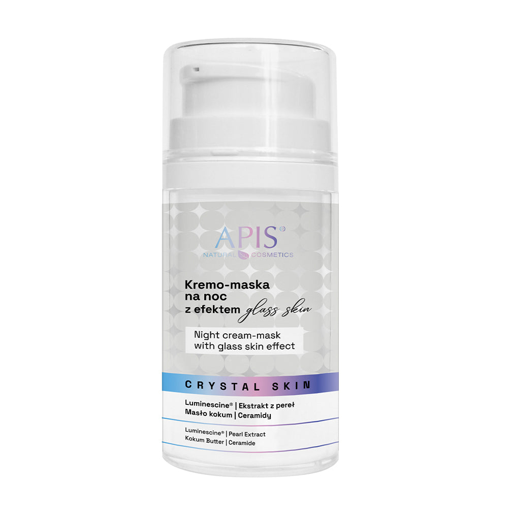APIS Professional Apis Crystal Skin Kremo-Maska Na Noc Z Efektem „Glass Skin” / 50 Ml
