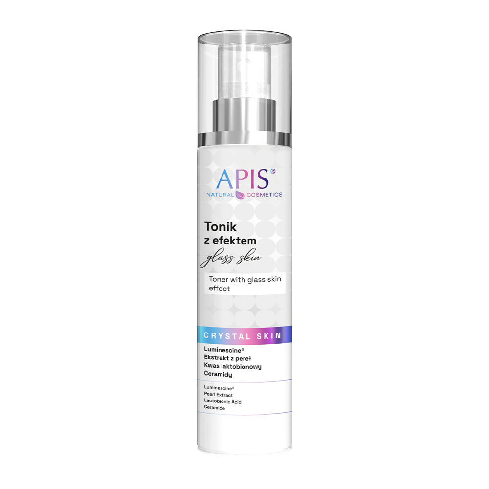Apis Crystal Skin Tonik Rozświetlający Z Efektem „Glass Skin” / 150 Ml