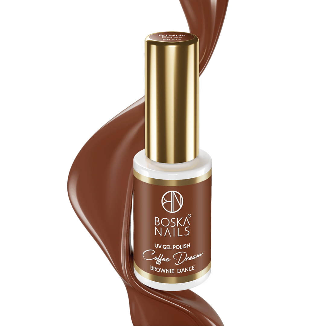 Boska Nails Lakier Hybrydowy Coffee Dream Brownie Dance No 572 6ml