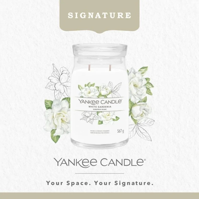 Yankee Candle Signature Świeca Zapachowa Duża White Gardenia