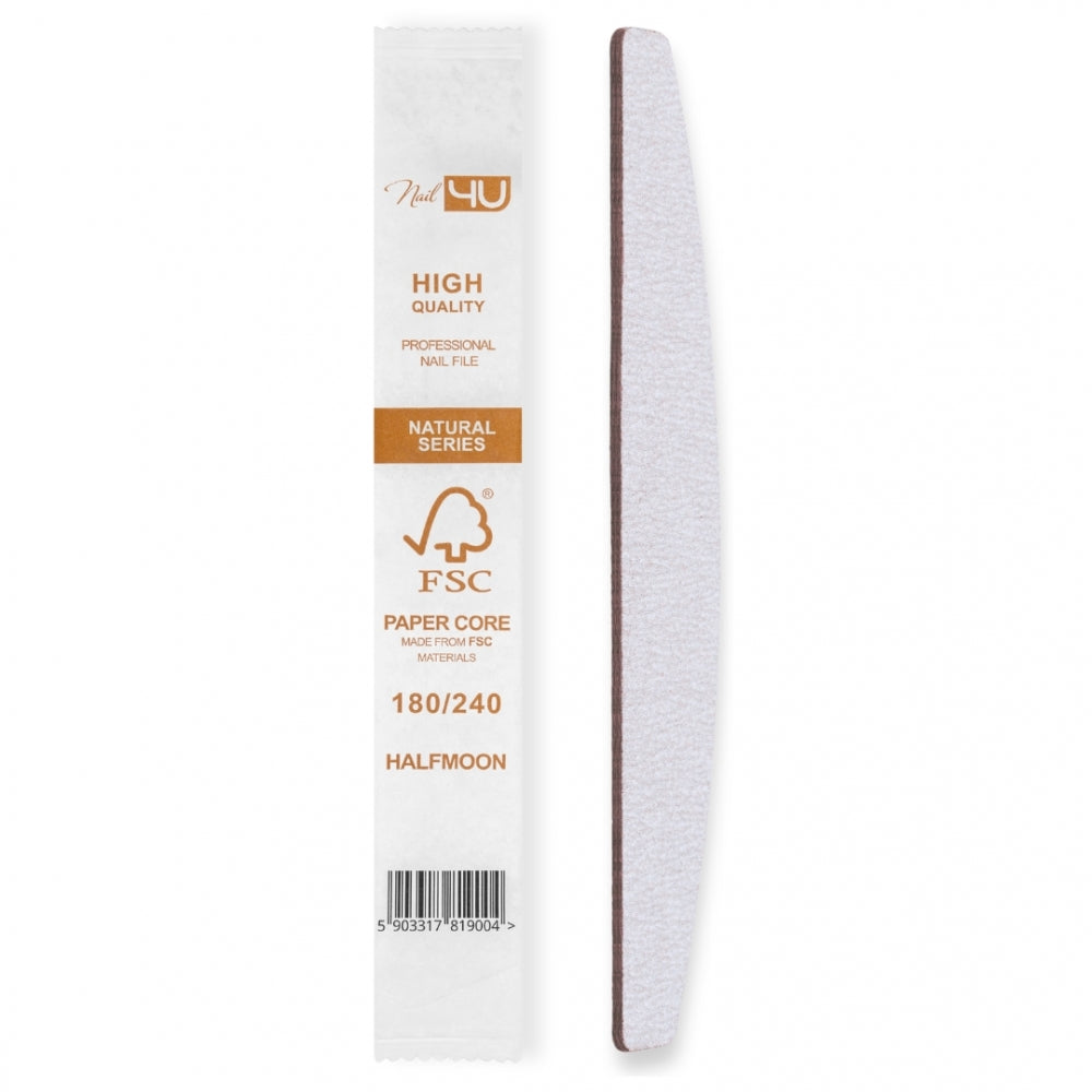 Nail4U Innowacyjny! Pilnik Natural Standard Łódka 180/240