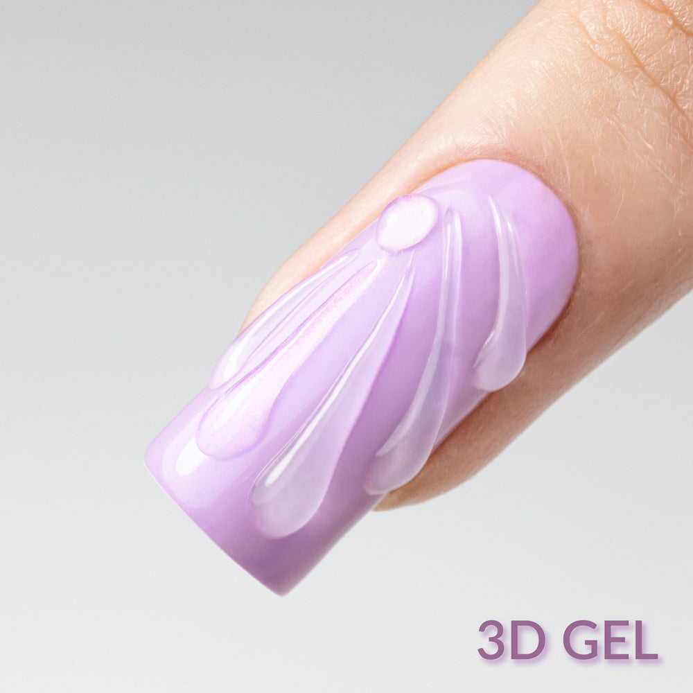 Molly Nails 3D Relief Top Gel Sculpture Top Do Zdobień/ Efektów 3D HEMA/Di-HEMA Free 5 Gram + Safety Ring