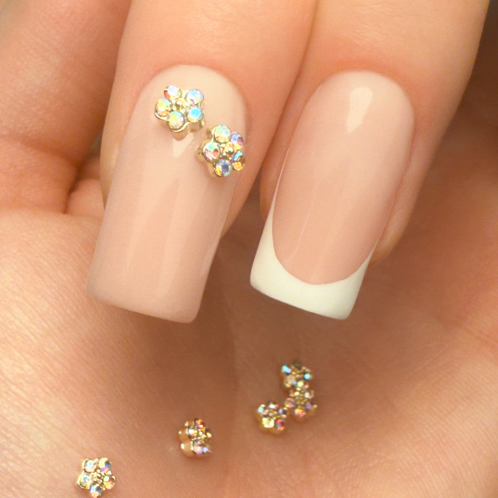 Molly Nails Ozdoby Do Paznokci Kwiatki 3D K1119 10 Szt.