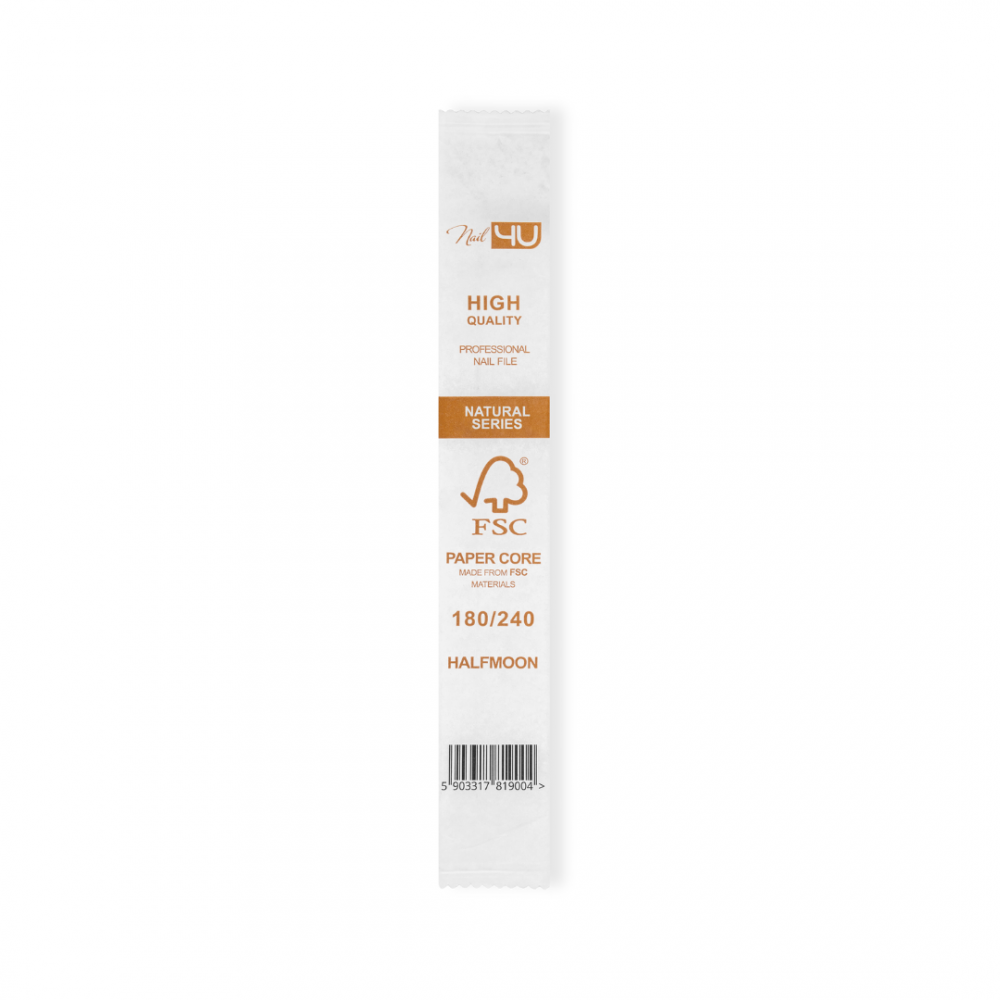 Nail4U Innowacyjny! Pilnik Natural Standard Łódka 180/240