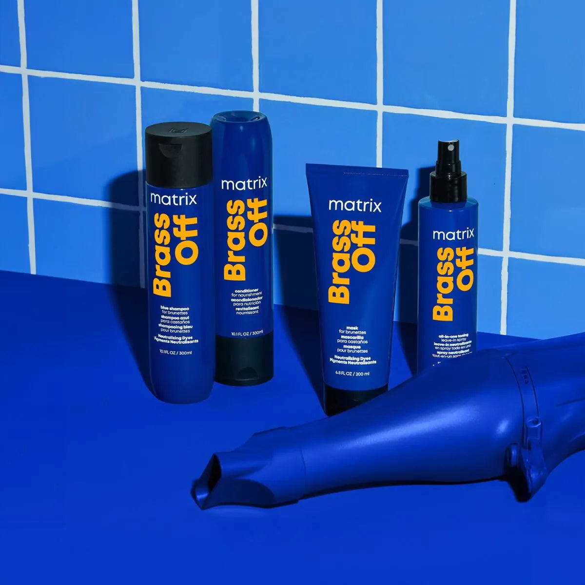 Matrix Matrix Total Results Brass Off Spray Do Włosów Neutralizujący Miedziane I Żółte Odcienie 200ml